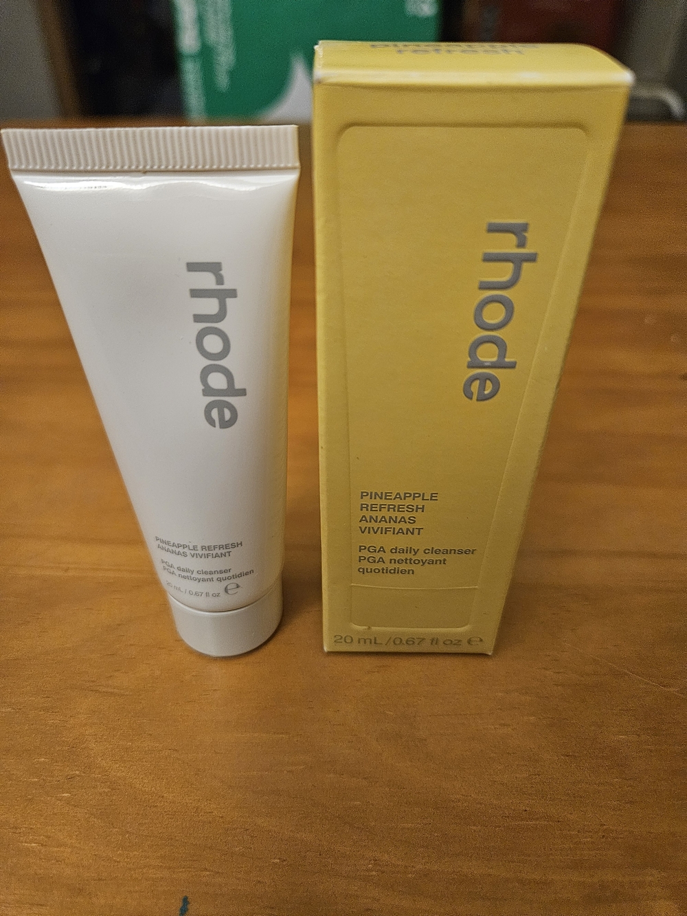 Rhode Pineapple Refresh PGA Daily Cleanser Mini Travel Size 20mL NEW